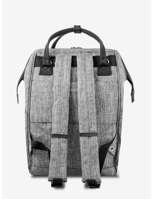 Bàcaro Grigio Zaino Borsa Tessuto Riciclato Idrorepellente