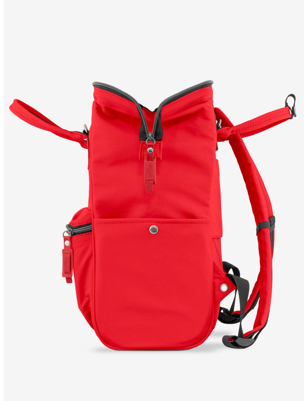 Calle Rosso Zaino Borsa Tessuto Riciclato Idrorepellente