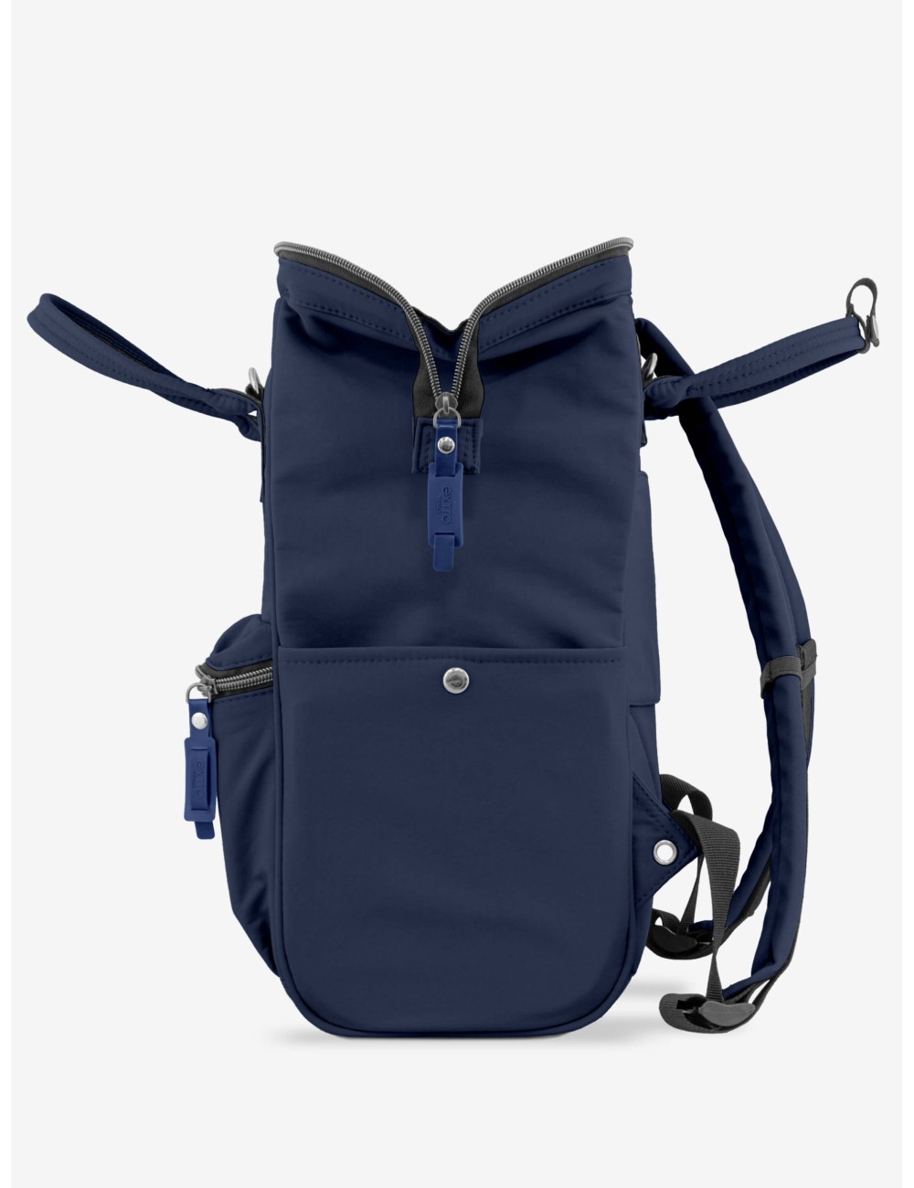 Casanova Blu Navy Zaino Borsa Tessuto Riciclato Idrorepellente