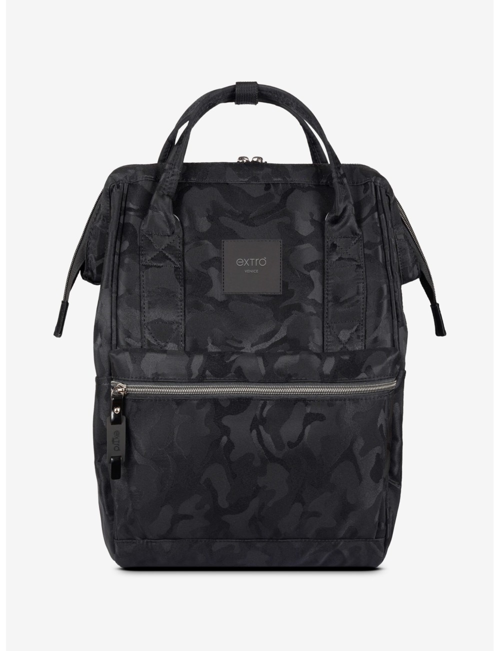 Squero Nero Camouflage Zaino Borsa Tessuto Riciclato Idrorepellente