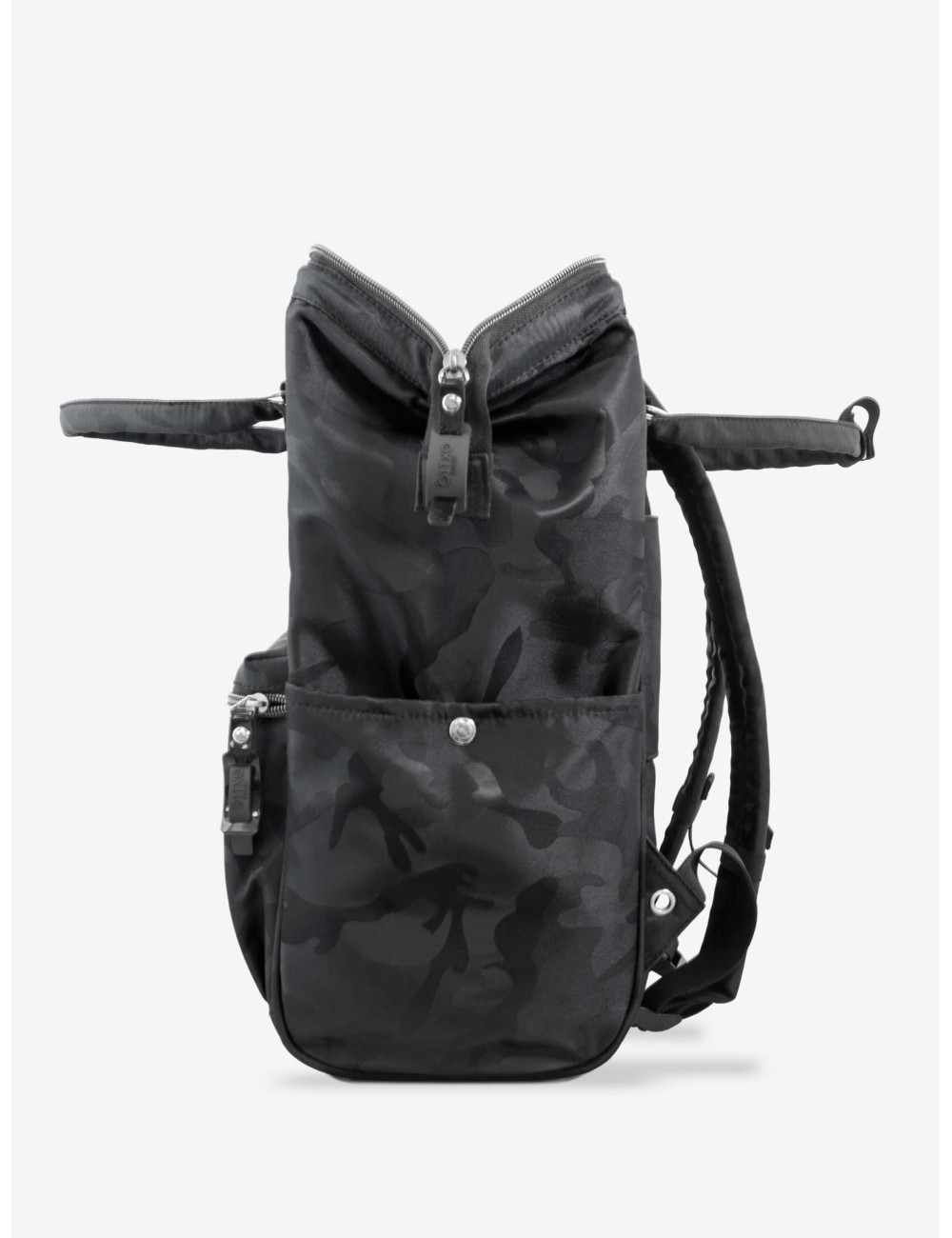 Squero Nero Camouflage Zaino Borsa Tessuto Riciclato Idrorepellente