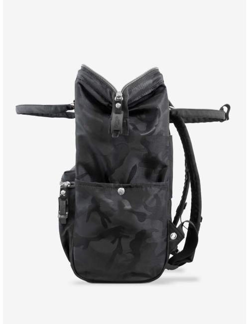 Squero Nero Camouflage Zaino Borsa Tessuto Riciclato Idrorepellente