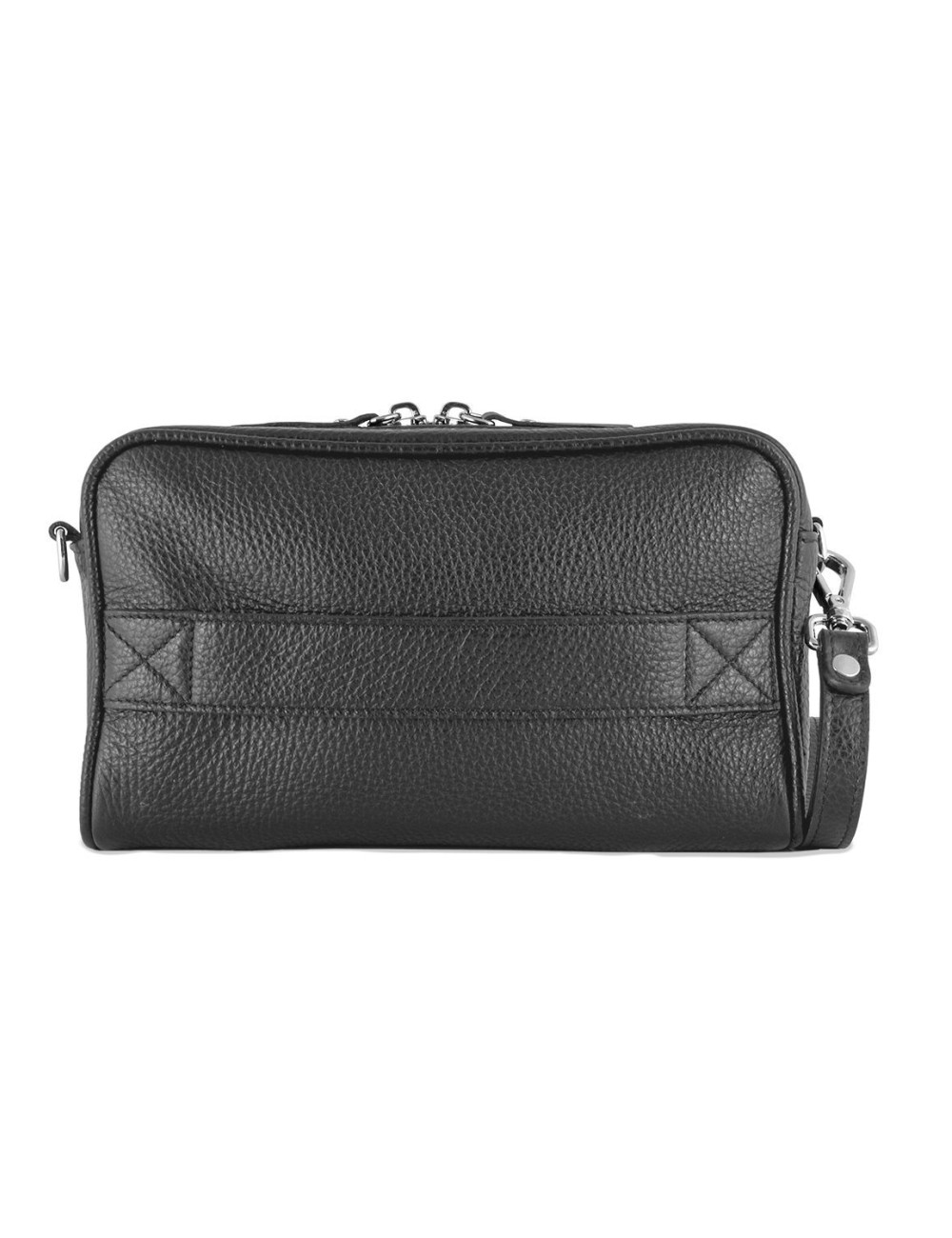 Pochette in Pelle Nera – Made in Italy