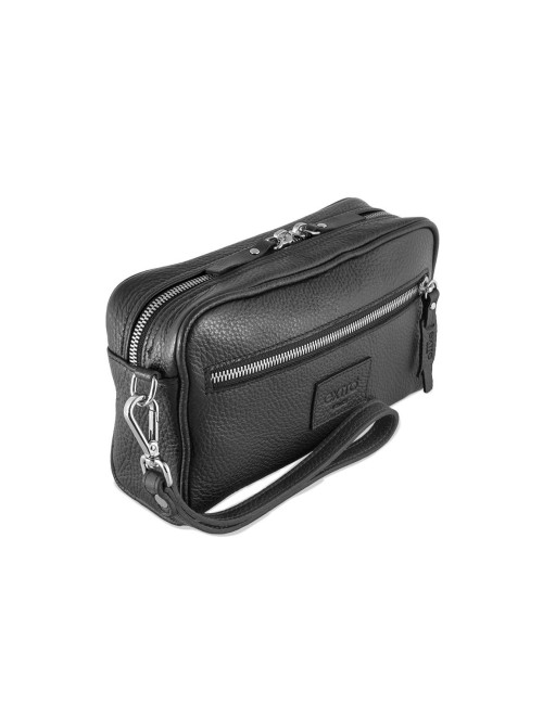 Pochette in Pelle Nera – Made in Italy