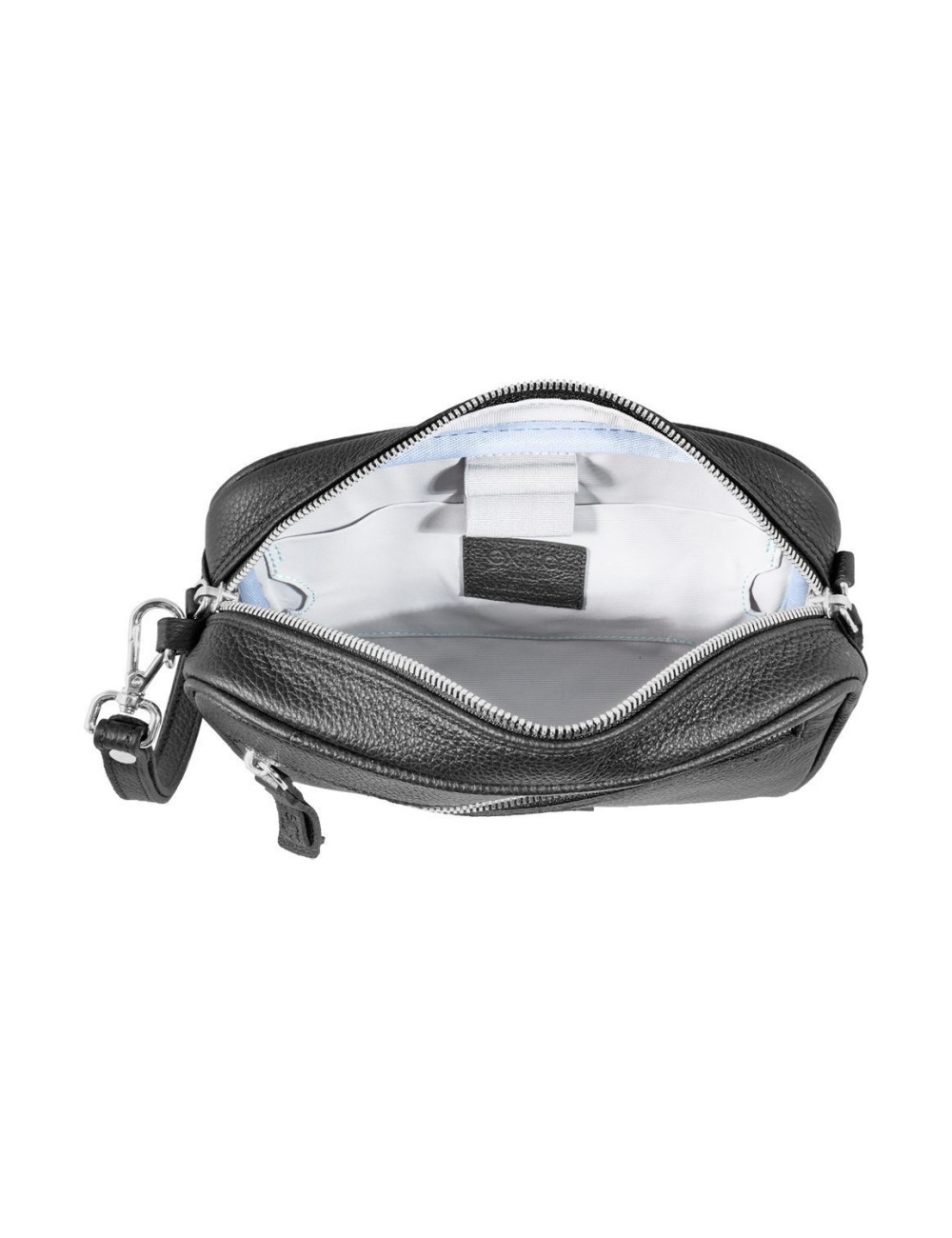 Pochette in Pelle Nera – Made in Italy