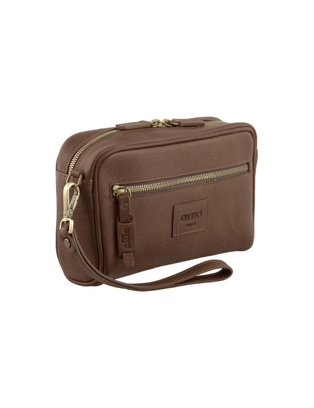 Pochette Cuoio Tuscany Marrone – Made in Italy