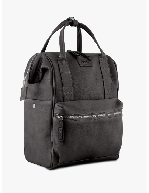 Dogana Black Backpack Bag