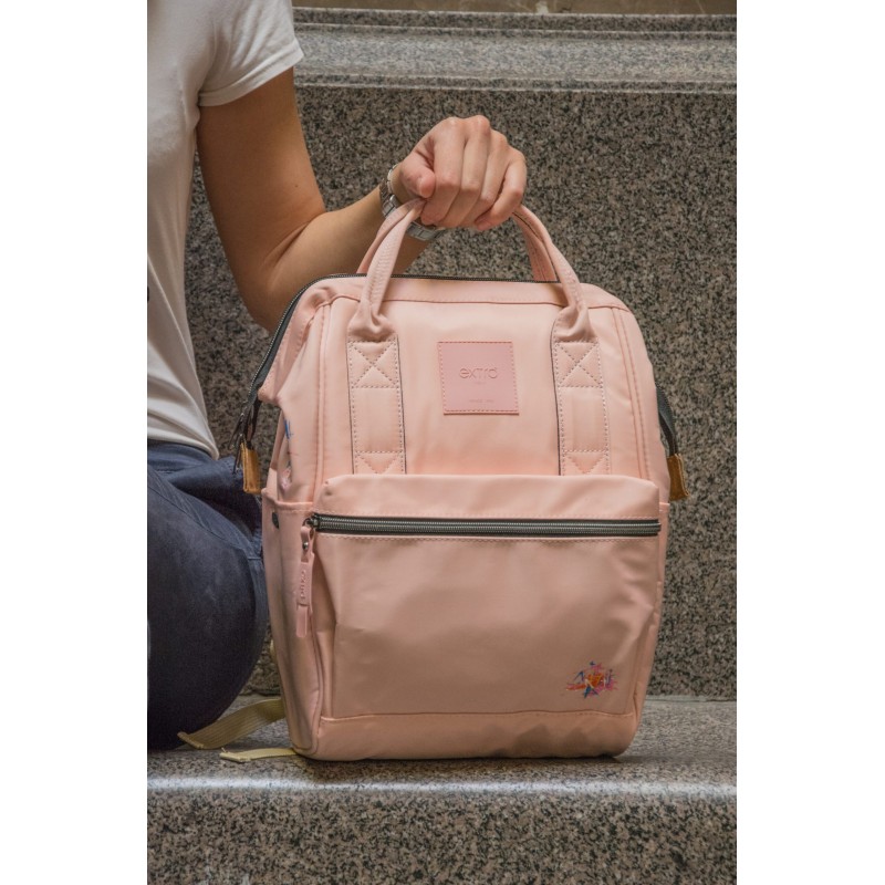 Borsa Zaino Rosa Quarzo By Tatiana Carapostol 10,5 lt Edizione Limitata