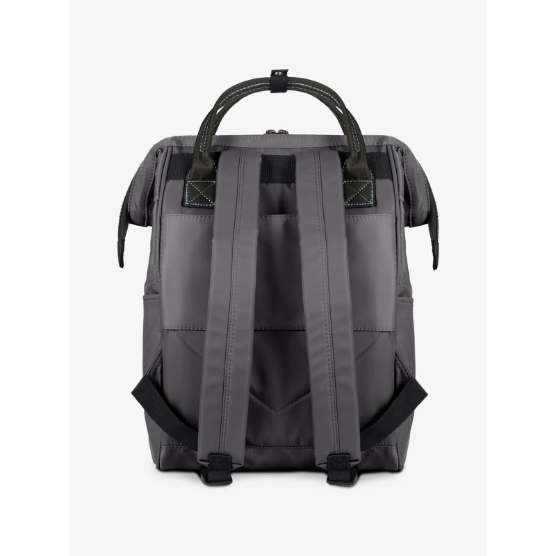 Borsa Zaino Grigio Cuciture Azzurre Metropolitan Collection 20 lt